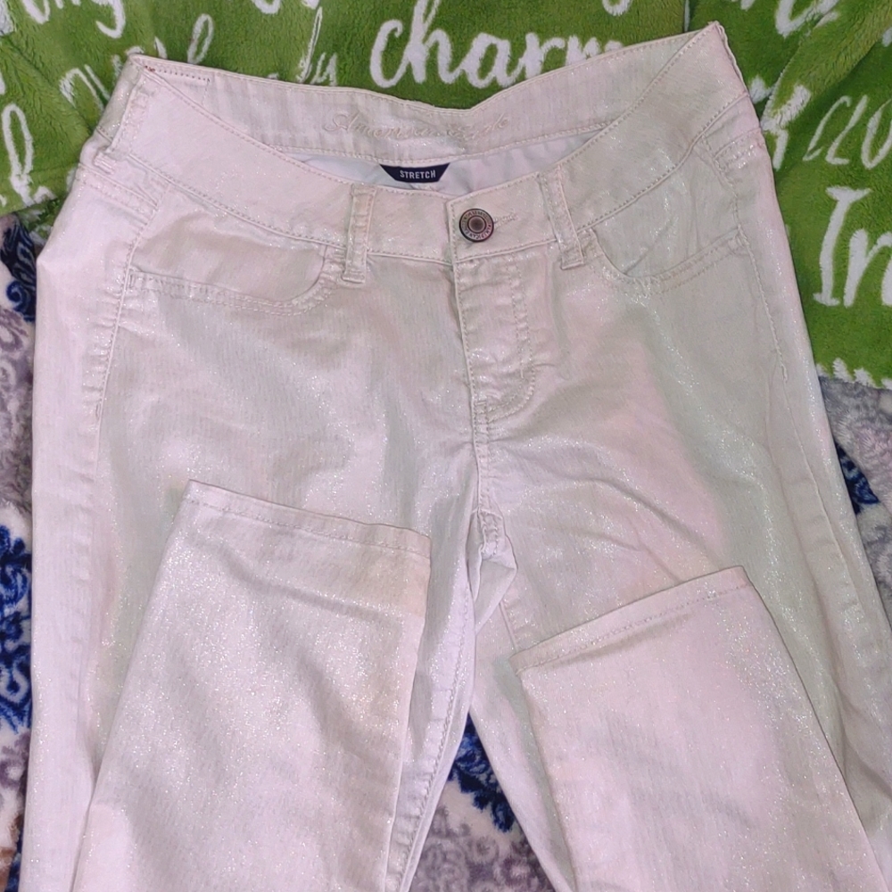White jegging American Eagle